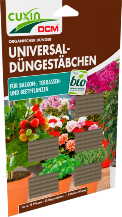 CUXIN DCM Universal-Düngestäbchen für Balkon-, Terrassen- und Beetpflanzen thumbnail