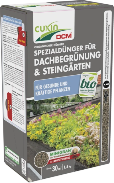 CUXIN DCM Spezialdünger für Dachbegrünung & Steingärten thumbnail