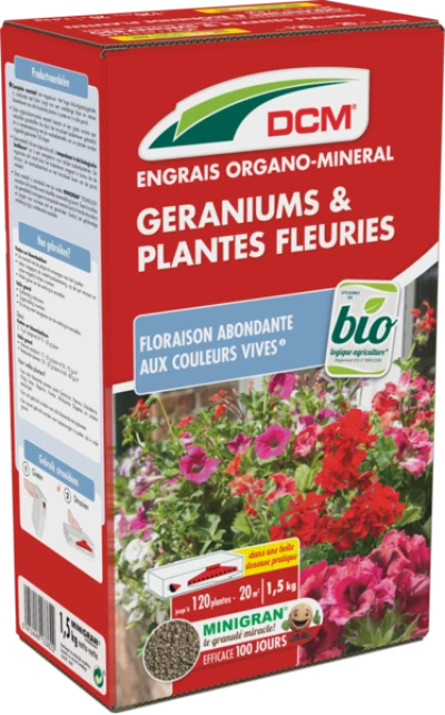 Engrais Géraniums & Plantes fleuries DCM thumbnail