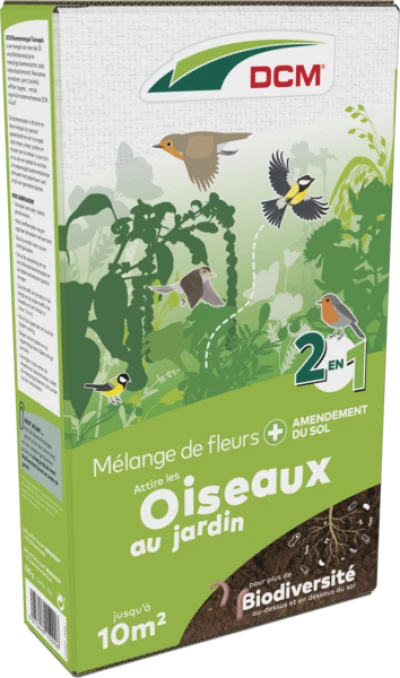 Mélange de fleurs Oiseaux au jardin DCM thumbnail