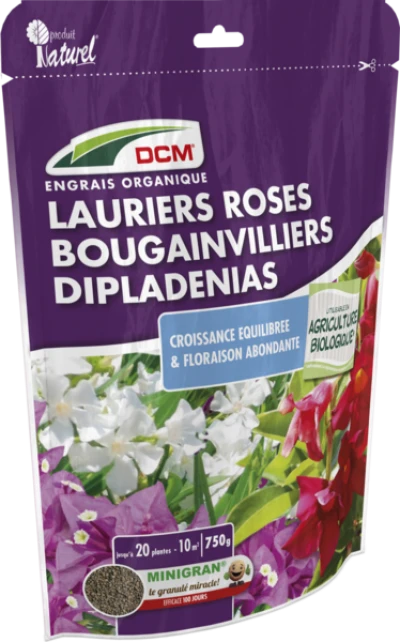 Engrais Lauriers Roses, Bougainvilliers & Dipladénias DCM thumbnail